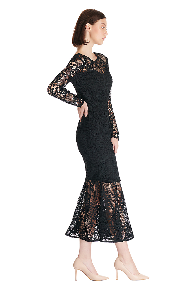 side view of the dress